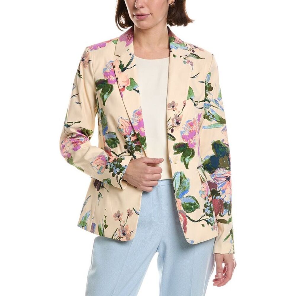 Tahari Asl Womens  Blazer, Brown